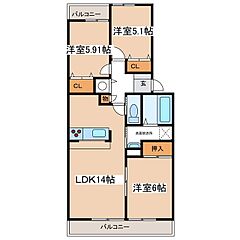 物件の間取り