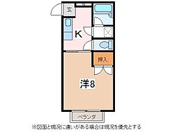 PALハウス 1Kの間取図画像