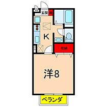 セジュール東鼎B  ｜ 長野県飯田市鼎東鼎東127-2（賃貸アパート1K・1階・26.71㎡） その2