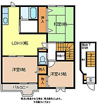 クレストールiB  ｜ 長野県長野市大字東和田370（賃貸アパート3LDK・2階・65.57㎡） その2