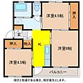 ヒルトップ長野5号棟1階5.0万円