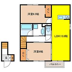 物件の間取り