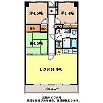 長野県伊那市境（賃貸マンション3LDK・6階・65.33㎡） その2