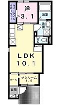 Goodice Town  ｜ 長野県上伊那郡南箕輪村8928-1（賃貸アパート1LDK・1階・36.25㎡） その2