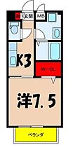 エスポワール沢尻B  ｜ 長野県上伊那郡南箕輪村（賃貸アパート1K・2階・28.10㎡） その2