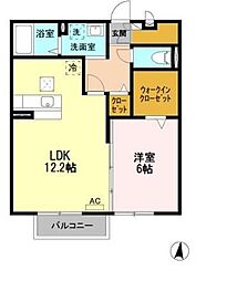 間取図画像 1LDK