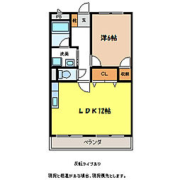 サープラスライフ 1LDKの間取図画像