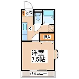 間取図画像 1K