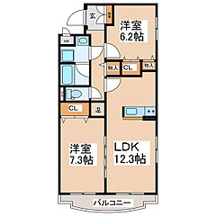 物件の間取り