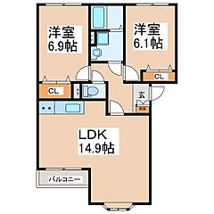 物件の間取り