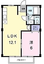 エスペランサ大吹 205 ｜ 長野県上田市富士山（賃貸アパート1LDK・2階・40.04㎡） その2