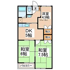 物件の間取り