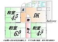 伊川谷団地1号棟1階4.2万円