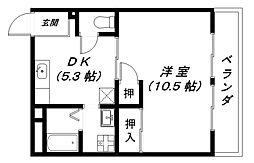 間取図画像 1DK