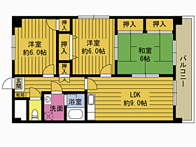 ふきのとう 301 ｜ 大分県大分市大字森（賃貸マンション3LDK・3階・66.07㎡） その2