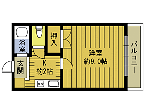 センチュリーコートＡＺ 302 ｜ 大分県大分市大字森町（賃貸マンション1K・3階・26.33㎡） その2