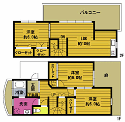 セス・テラッツア 3LDKの間取図画像