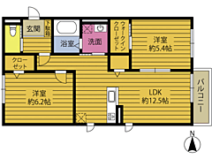 物件の間取り