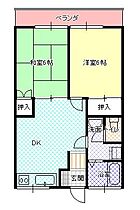 カネマツハイツII  ｜ 東京都調布市下石原1丁目14-5（賃貸アパート2DK・1階・44.62㎡） その2