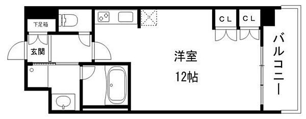 大阪府大阪市中央区本町橋(賃貸マンション1R・10階・31.96㎡)の写真 その2