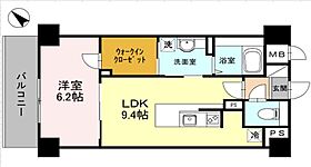 EL-Sia Umekita  ｜ 大阪府大阪市北区大淀中5丁目（賃貸マンション1LDK・8階・40.78㎡） その2