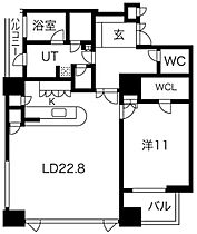 大阪府大阪市中央区東心斎橋1丁目（賃貸マンション1LDK・35階・95.44㎡） その2