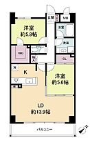 大阪府大阪市東成区玉津1丁目（賃貸マンション2LDK・5階・68.65㎡） その2