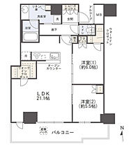 シエリアタワー大阪堀江  ｜ 大阪府大阪市西区南堀江3丁目16-21（賃貸マンション2LDK・40階・76.12㎡） その2