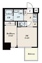 大阪府大阪市中央区北久宝寺町2丁目（賃貸マンション2K・8階・27.04㎡） その2