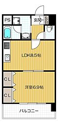 サザンパークス 6階/606号室