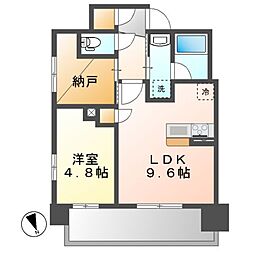 プレサンス　ロジェ　高岳東桜 11階1SLDKの間取り