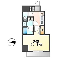 E-city大須（イーシティーオオス） 10階1Kの間取り