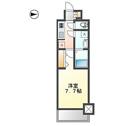 S-RESIDENCE庄内通駅前curere(クラーレ) 1Kの間取図画像