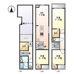 間取図画像 3LDK