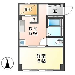 間取図画像 1DK