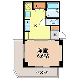 間取図画像 1K
