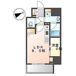 ストーリア名古屋城西 1LDKの間取図画像