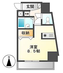 グレイス吹上 ワンルームの間取図画像