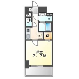 ResidenceYuki 1Kの間取図画像