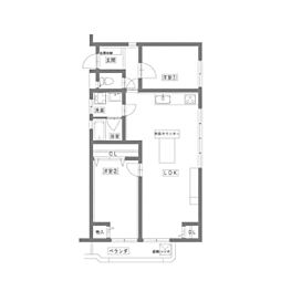 リノヴェール本山 2LDKの間取図画像