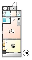 D&DesignRESIDENCE 1LDKの間取図画像