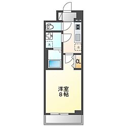 S-RESIDENCE志賀本通North 1Kの間取図画像