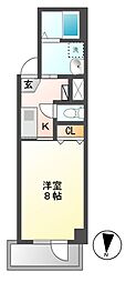 サン・錦本町ビル 1Kの間取図画像