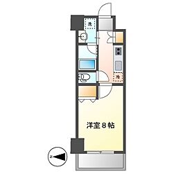 プロシード金山3 1Kの間取図画像
