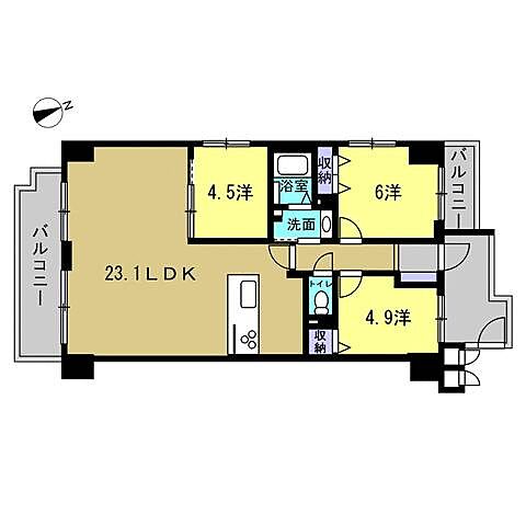 間取り サーパス矢口駅前 3階/-