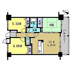 間取図画像 3LDK