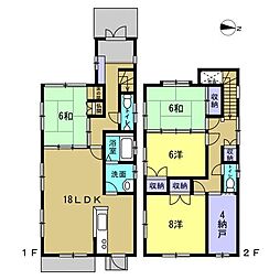 南区堀越3丁目 4SLDKの間取り