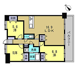 間取図画像 3LDK