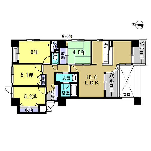 間取りを拡大表示