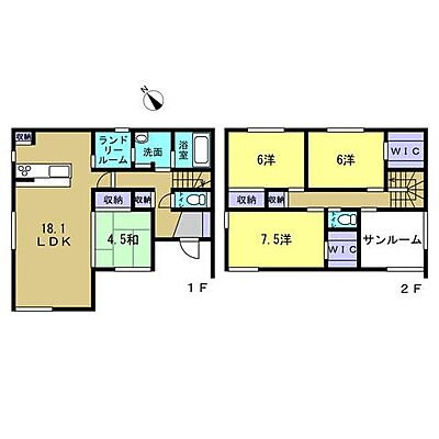 間取り 安佐南区長楽寺1丁目　4